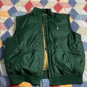 Green and gold XL men’s polo Ralph Lauren vest
